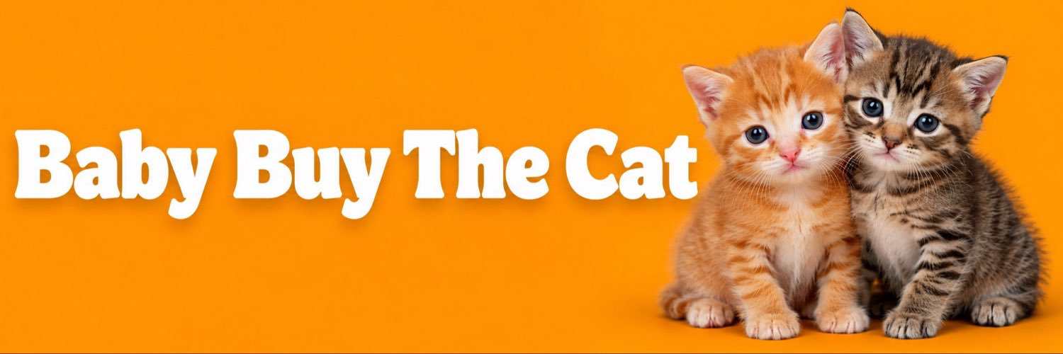Baby Buy The Cat with two kittens
